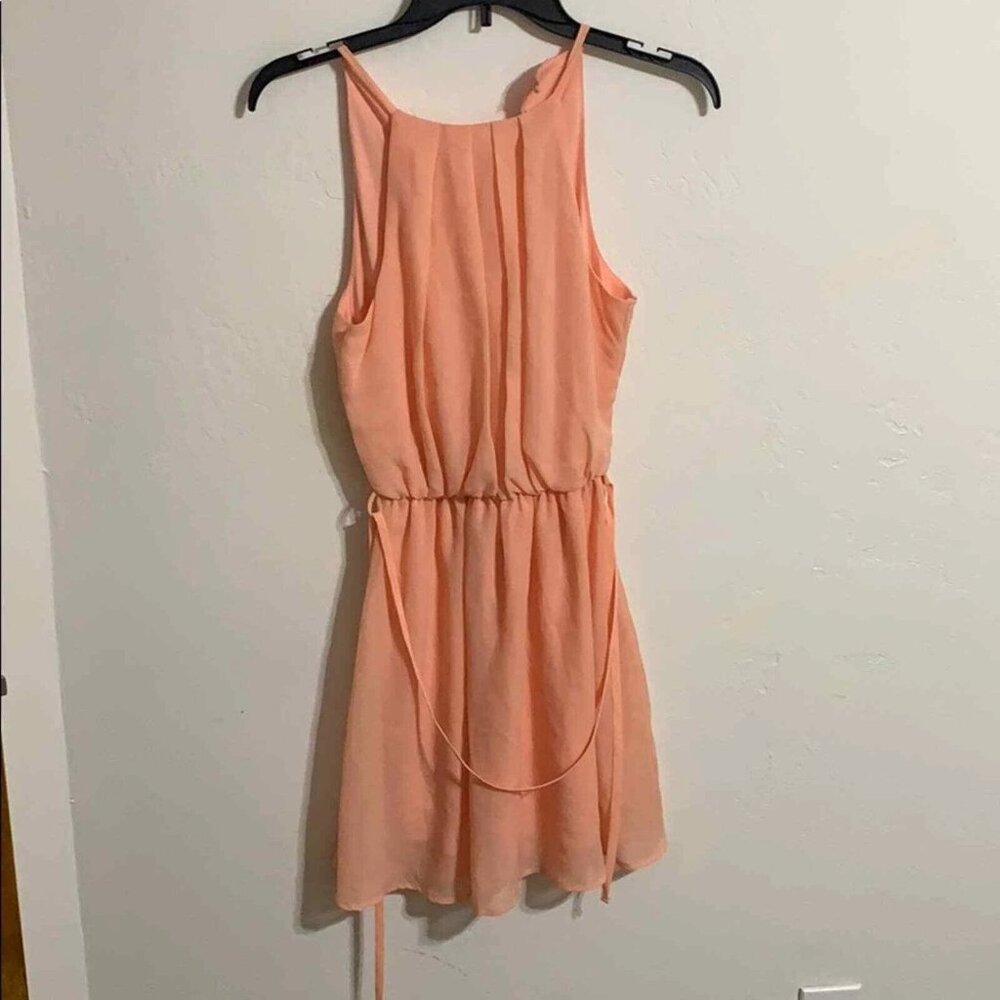 Y2K Papaya blush pink dress small EUC